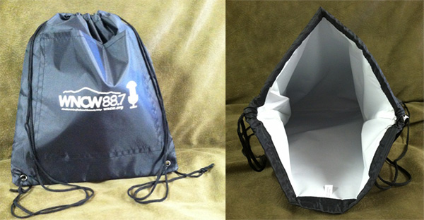 Insulated String Bag inside and outside