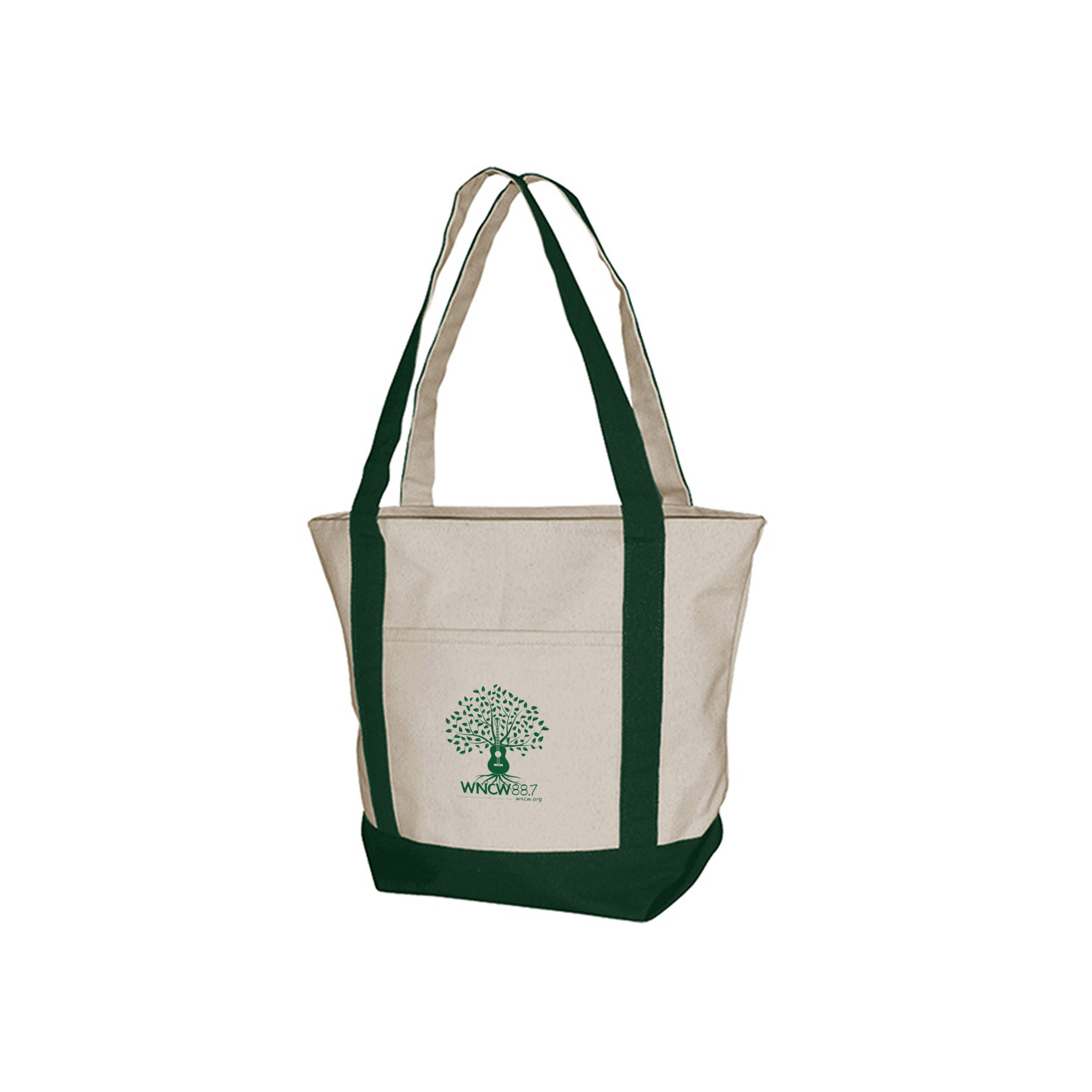 Boat Tote with Guitar Tree logo
